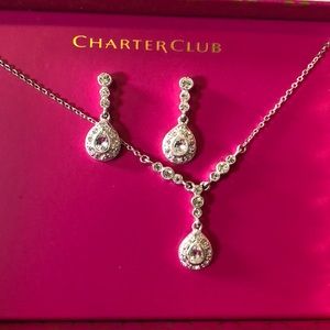 Charter Club Earring and Necklace Set